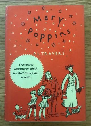 Mary Poppins By P.  L.  Travers Hb/dj Harcourt Brace 1962 Vintage