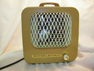 Vintage Superlectric No.  610 Portable Space Warmer - Adjustable Perfectly