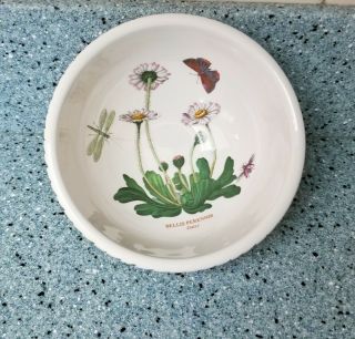 Vintage Portmeirion Botanic Garden Stoneware Bowl Daisy Pattern 5 " 1970 