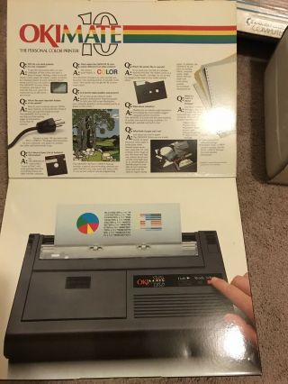 Commodore 64 Computer,  VIC 1541 floppy disc drive,  Okimate 10 Printer and 5