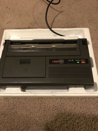 Commodore 64 Computer,  VIC 1541 floppy disc drive,  Okimate 10 Printer and 6