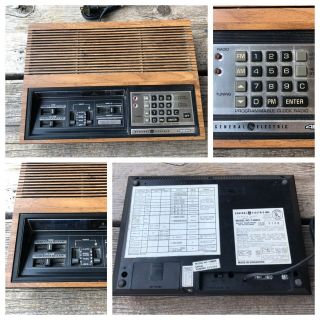 General Electric 7 - 4885a Programmable Alarm Clock Radio,  Ge Digital,  Vintage