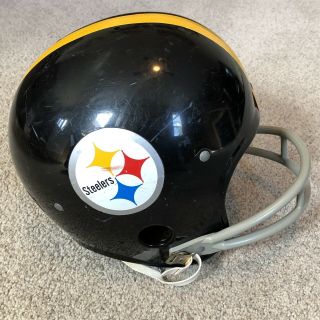 Vintage Pittsburgh Steelers Rawlings Football Helmet Great Display Medium