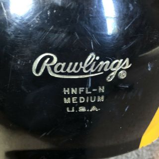 Vintage Pittsburgh Steelers Rawlings Football Helmet Great Display Medium 3