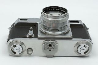 Contax IIIa 3a Rangefinder camera w/ Zeiss Sonnar 5cm ƒ/1.  5 lens - as - is 8