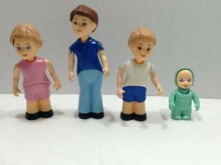Vintage Little Tikes Dollhouse Set Of 4 Family/people