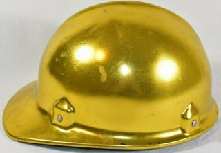 Vintage Gold Jackson Safety Cap Aluminum Helmet Hard Hat Type SC - 50 Alumitop USA 4