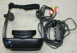 1995 Virtual I O Vr I - Glasses Headset Personal Display System Composite