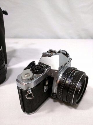 PENTAX ME 35 MM SLR Camera W/ Asahi Pentax 50mm & Albinar Lens 2