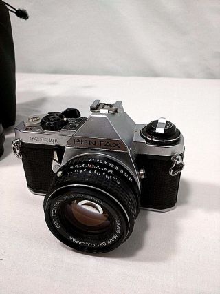 PENTAX ME 35 MM SLR Camera W/ Asahi Pentax 50mm & Albinar Lens 3