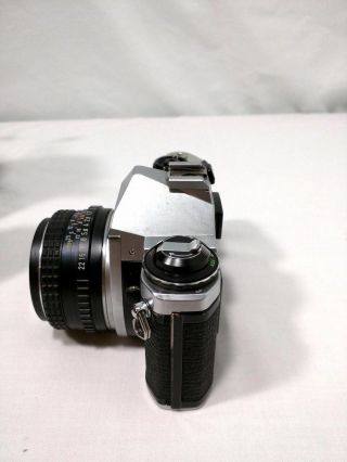 PENTAX ME 35 MM SLR Camera W/ Asahi Pentax 50mm & Albinar Lens 4