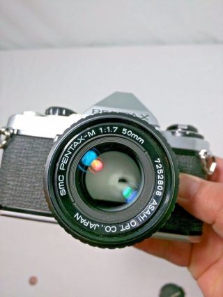 PENTAX ME 35 MM SLR Camera W/ Asahi Pentax 50mm & Albinar Lens 7