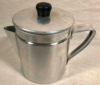 Vintage Imusa 4 Cup Stove Top Coffee Maker Made In Columbia