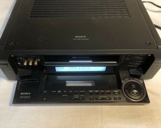 SONY SLV - R1000 STUDIO EDITING S - VHS SVHS PLAYER RECORDER HI - FI STEREO VCR 5