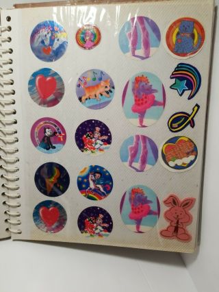 Vintage 1980’s Sticker Album with Stickers Album Binder Vintage Sticker 6