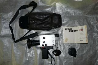 Vintage Braun Nizo 561 Macro Variogen 1:1,  8/7 - 56 Mm Movie Camera