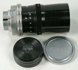 Minolta 13.  5cm F/4.  5 Tele Rokkor Rf Lens - For A Camera