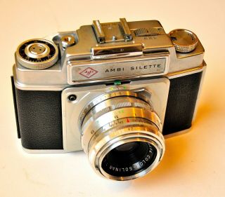 Agfa Ambi Silette 35mm Rangefinder Camera,  Made In Germany,  1956 - 1961
