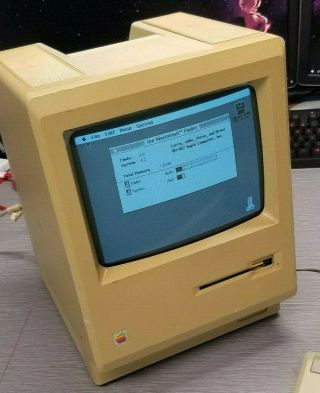 Apple Macintosh 512k With Macsnap Ram Upgrade Board