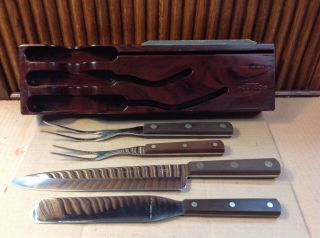 Barely Vintage Cutco Carving Knife Set 35,  36,  37,  & 38