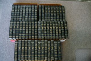 1909 - 1910 Harvard Classics Complete Set Of 50 Volumes Plus 1914 Lecture Book