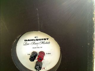 Dahlquist DQ - 1W Subwoofer But.  Cab damage - see Photos 10