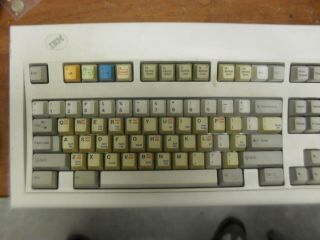 Vintage 1987 Ibm Model M Clicky Keyboard W/custom Keycaps