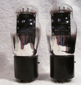 Matched Western Electric 101f Triodes