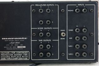 Marantz Model 3600 Control Stereo Console Preamplifier Preamp 6