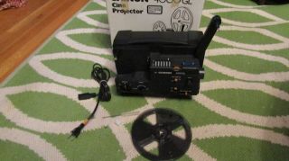 Chinon 4000 Gl Dual 8 Regular 8 Film Projector W Adapter Reel