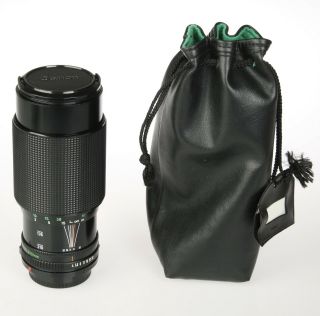 Canon Fd Lens Zoom 70 - 210 F4 70 - 210/4 W/soft Case & Caps Ex,