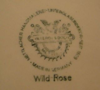 Set of 4 Villeroy & Boch WILD ROSE 8 - 1/4 
