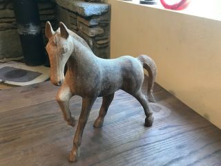Vintage Solid Wood Carved Horse - - 8