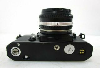 Nikon Black Full Frame 35mm SLR W/ Series E 50mm f/1.  8 Lens Film Camera 8