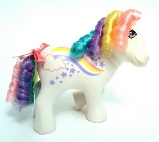 Vintage G1 My Little Pony Rainbow Curl Raincurl Gorgeous Pink Hair