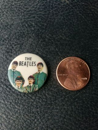Vintage The Beatles Pin Button
