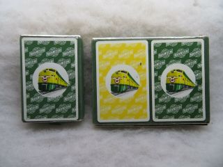 Vintage Cnw Playing Cards Carfax Route Chicago Northwestern Playing Cards