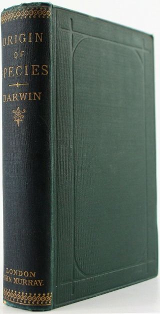 1886 CHARLES DARWIN THE ORIGIN OF SPECIES 6th EDITION EVOLUTION/NATURAL HISTORY 2