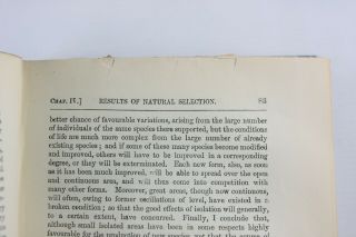 1886 CHARLES DARWIN THE ORIGIN OF SPECIES 6th EDITION EVOLUTION/NATURAL HISTORY 9