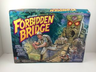 Vintage 1992 Forbidden Bridge Box Only Milton Bradley