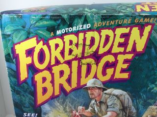 Vintage 1992 Forbidden Bridge Box ONLY Milton Bradley 2