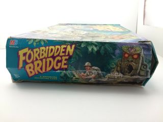 Vintage 1992 Forbidden Bridge Box ONLY Milton Bradley 5