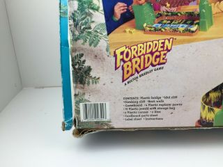Vintage 1992 Forbidden Bridge Box ONLY Milton Bradley 8