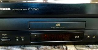Pioneer Cld - D406 Laser Disc Cd Cdv Ld Player Including Remote And Movies.