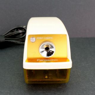 PANASONIC KP - 33A Electric Pencil Sharpener Point - O - Matic Auto - Off - Vintage H27 3