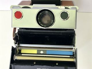 Vintage Minty,  & POLAROID SX - 70 Land Camera ALPHA - 1 w/ Lthr Case 6