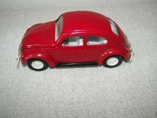 Vintage Tonka Red Volkswagen Vw Beetle Bug Car 52680 Never Played With -