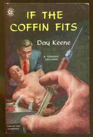 If The Coffin Fits By Day Keene - Vintage Graphic Paperback - 1952
