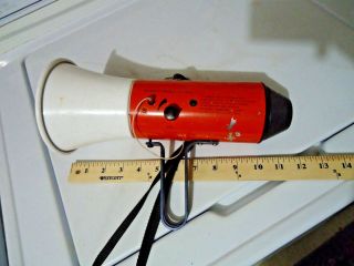 Vintage Portable Safety Megaphone Model Acr/em - 1a Made In Usa Fort Lauderdale Fl