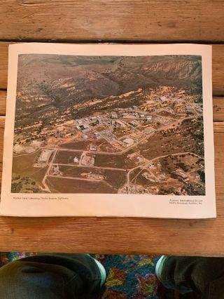 Print,  Nuclear Field Laboratory,  Santa Susana - Vintage 60s